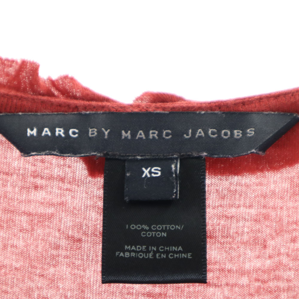 MARC BY MARC JACOBS マークバイマークジェイコブス 半袖 カットソー XS 赤茶系 フレンチスリーブ レディース