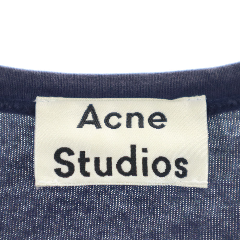 ACNE STUDIOS アクネストゥディオズ 半袖 Tシャツ XS ネイビー メンズ