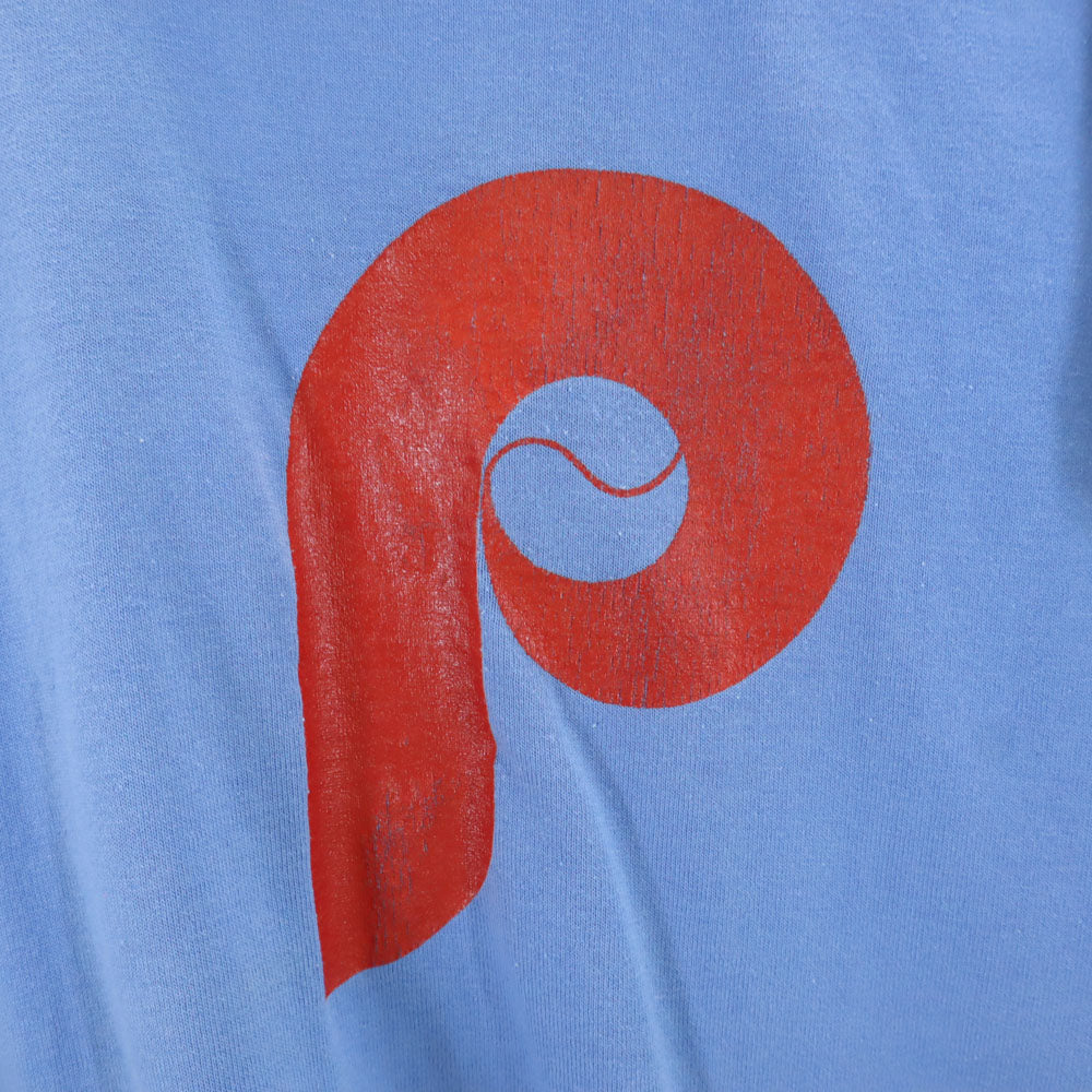 RUSSELL ATHLETIC ラッセルアスレチック 90s USA製 オールド 半袖 Vネック Tシャツ S ブルー系 メンズ