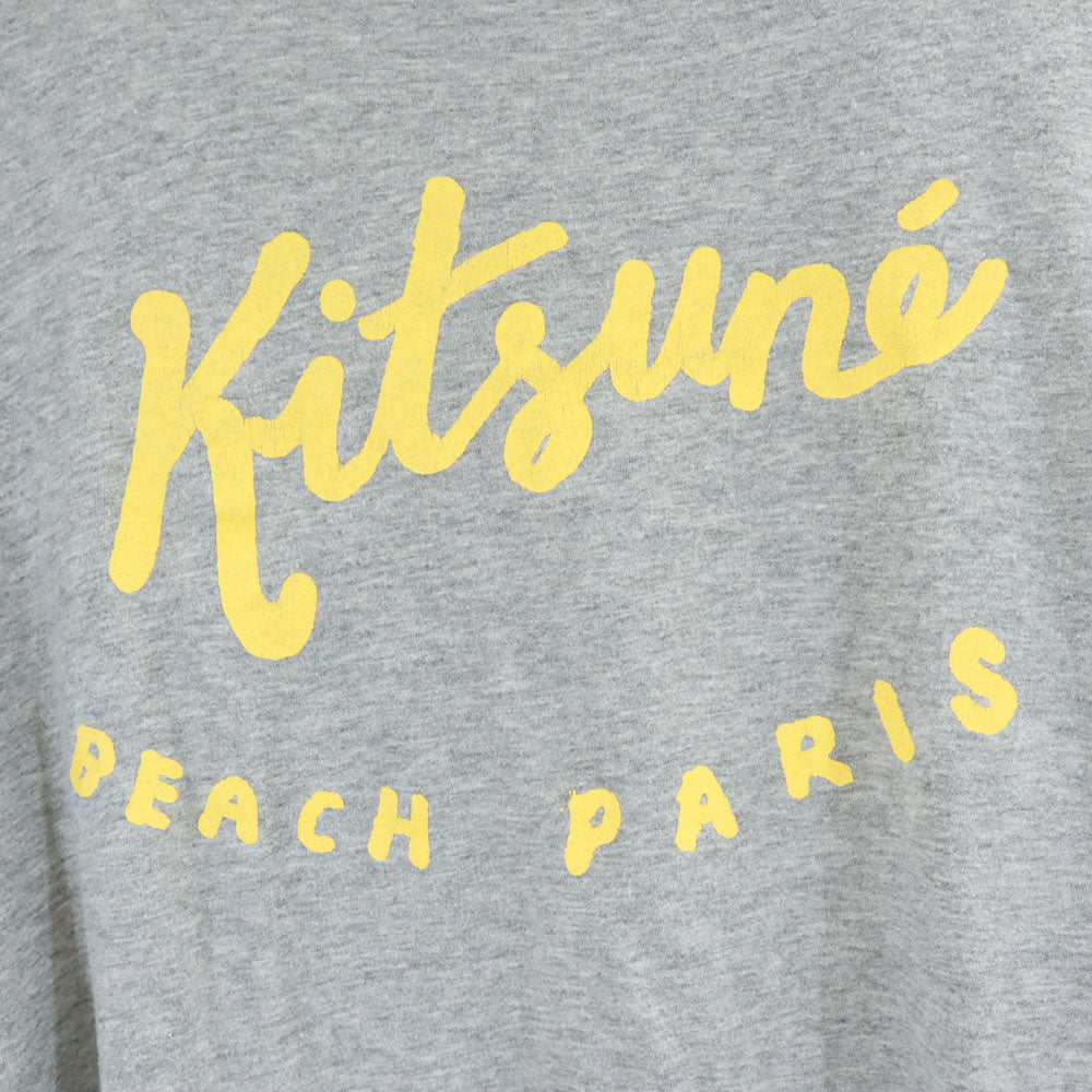 Kitsune' Tee キツネティー 日本製 半袖 Tシャツ S グレー メンズ