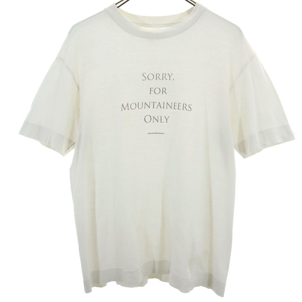 MOUNTAIN RESEARCH マウンテンリサーチ プリント 半袖 Tシャツ ホワイト 308 メンズ