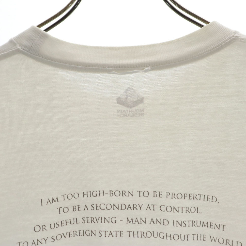 MOUNTAIN RESEARCH マウンテンリサーチ プリント 半袖 Tシャツ ホワイト 308 メンズ