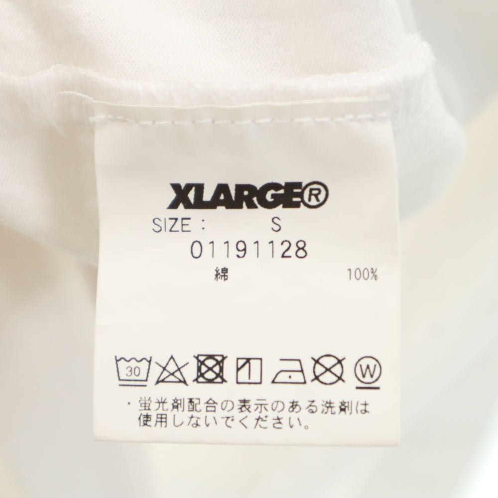 XLARGE エクストララージ バックプリント 半袖 Tシャツ S ホワイト系 メンズ