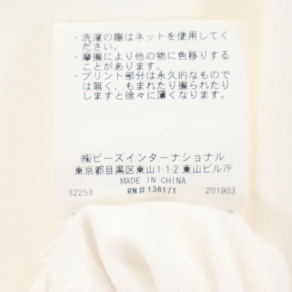 XLARGE エクストララージ バックプリント 半袖 Tシャツ S ホワイト系 メンズ