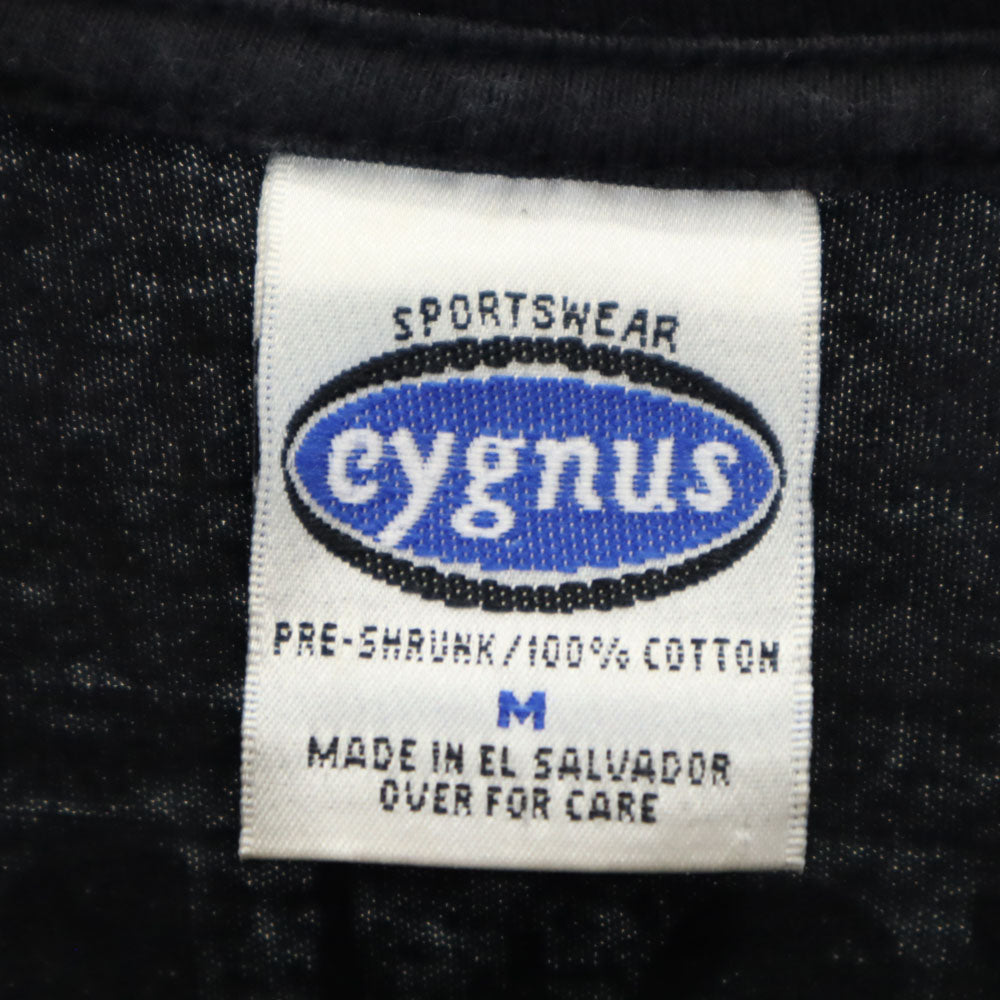 cygnus シグナス エバークリア バンT 半袖 Tシャツ M ブラック メンズ