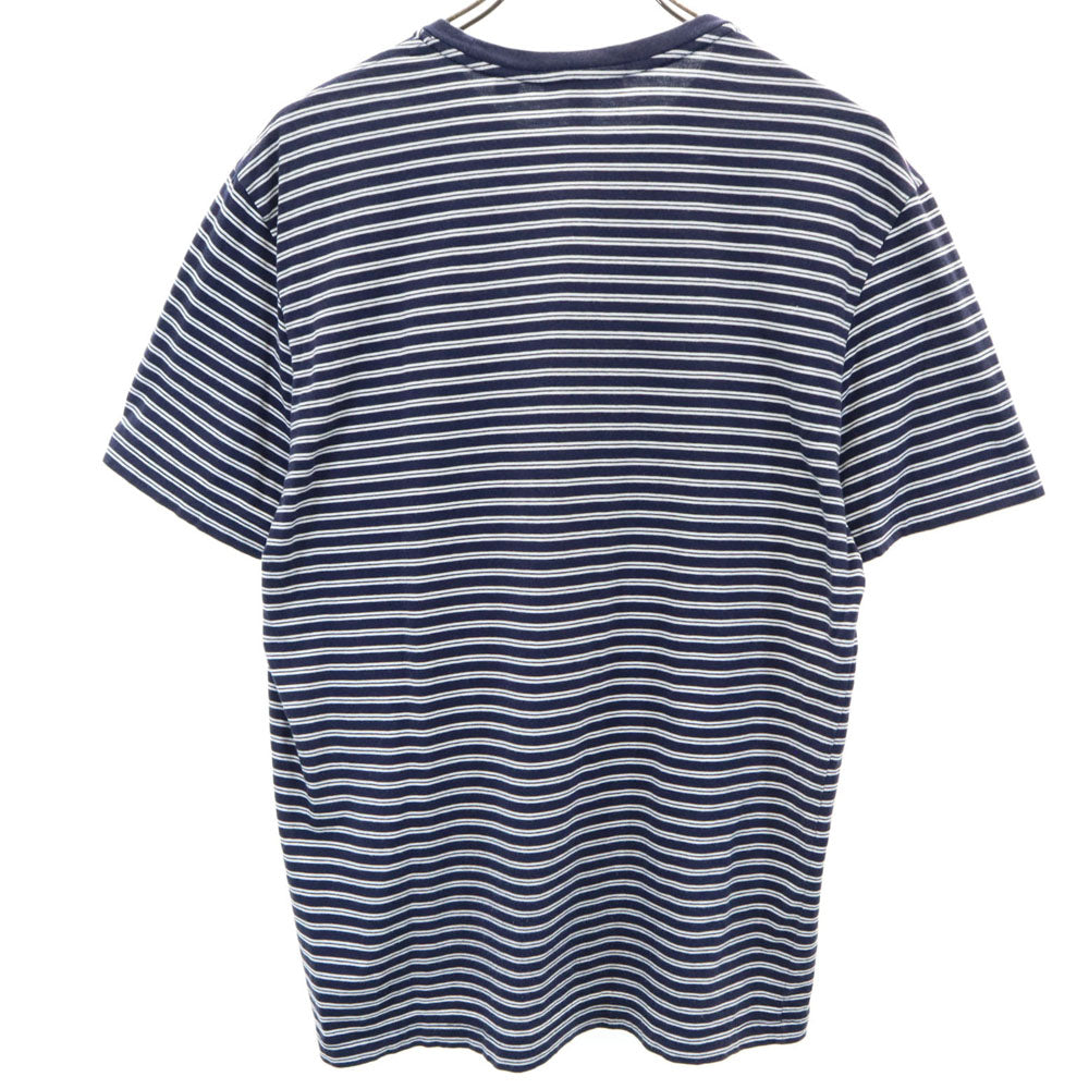 LACOSTE ラコステ ボーダー柄 半袖 Tシャツ 4 ネイビー 他 REGULAR FIT メンズ