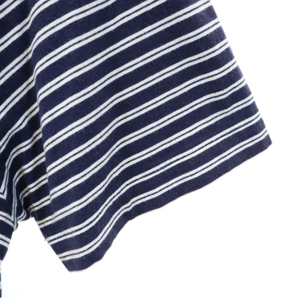 LACOSTE ラコステ ボーダー柄 半袖 Tシャツ 4 ネイビー 他 REGULAR FIT メンズ