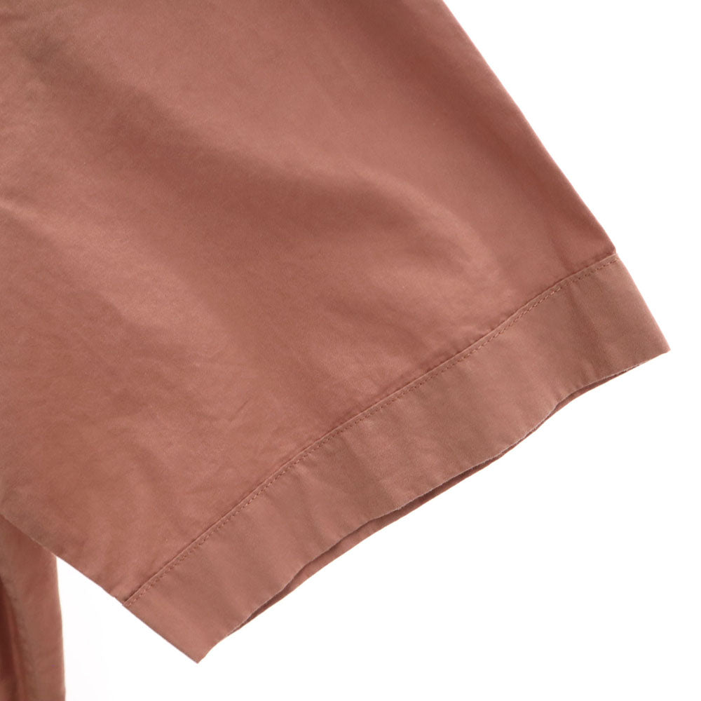 LAD MUSICIAN ラッドミュージシャン 日本製 半袖 シャツ 42 ブラウン系 メンズ