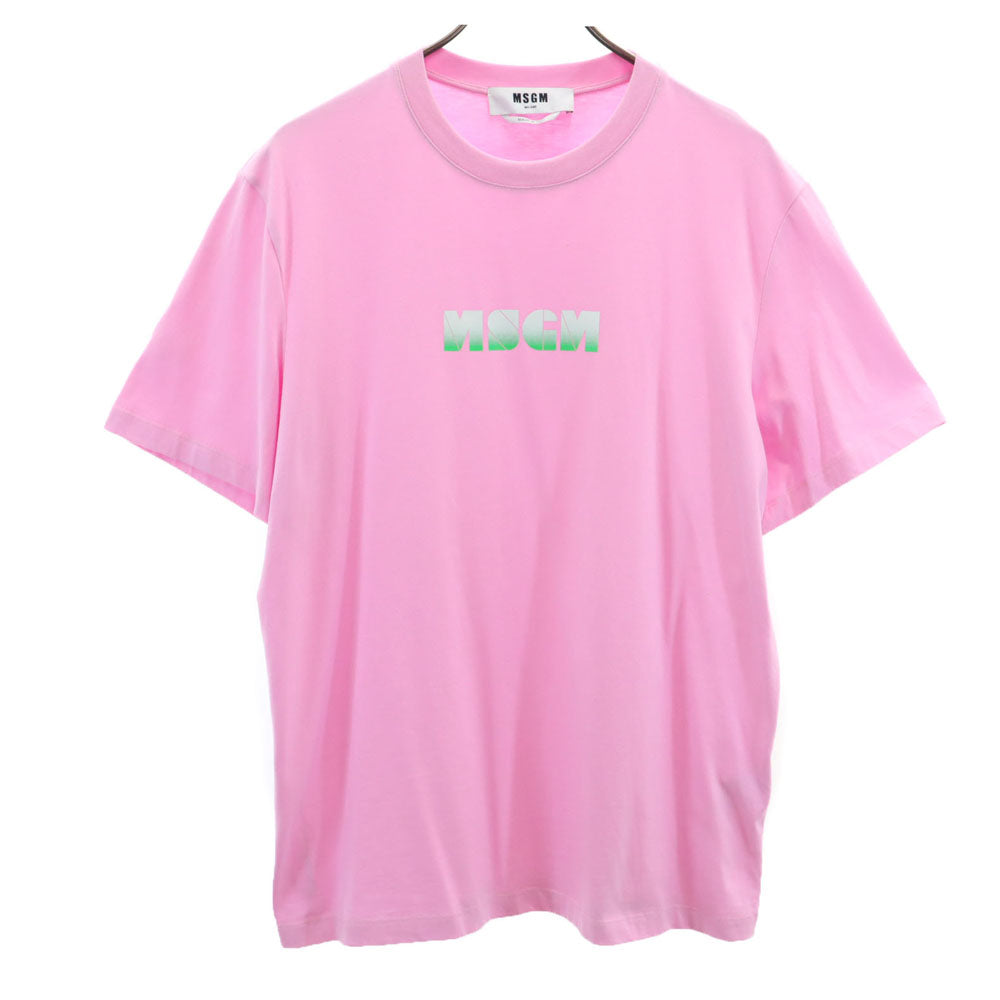 MSGM エムエスジーエム イタリア製 半袖 Tシャツ M ピンク メンズ