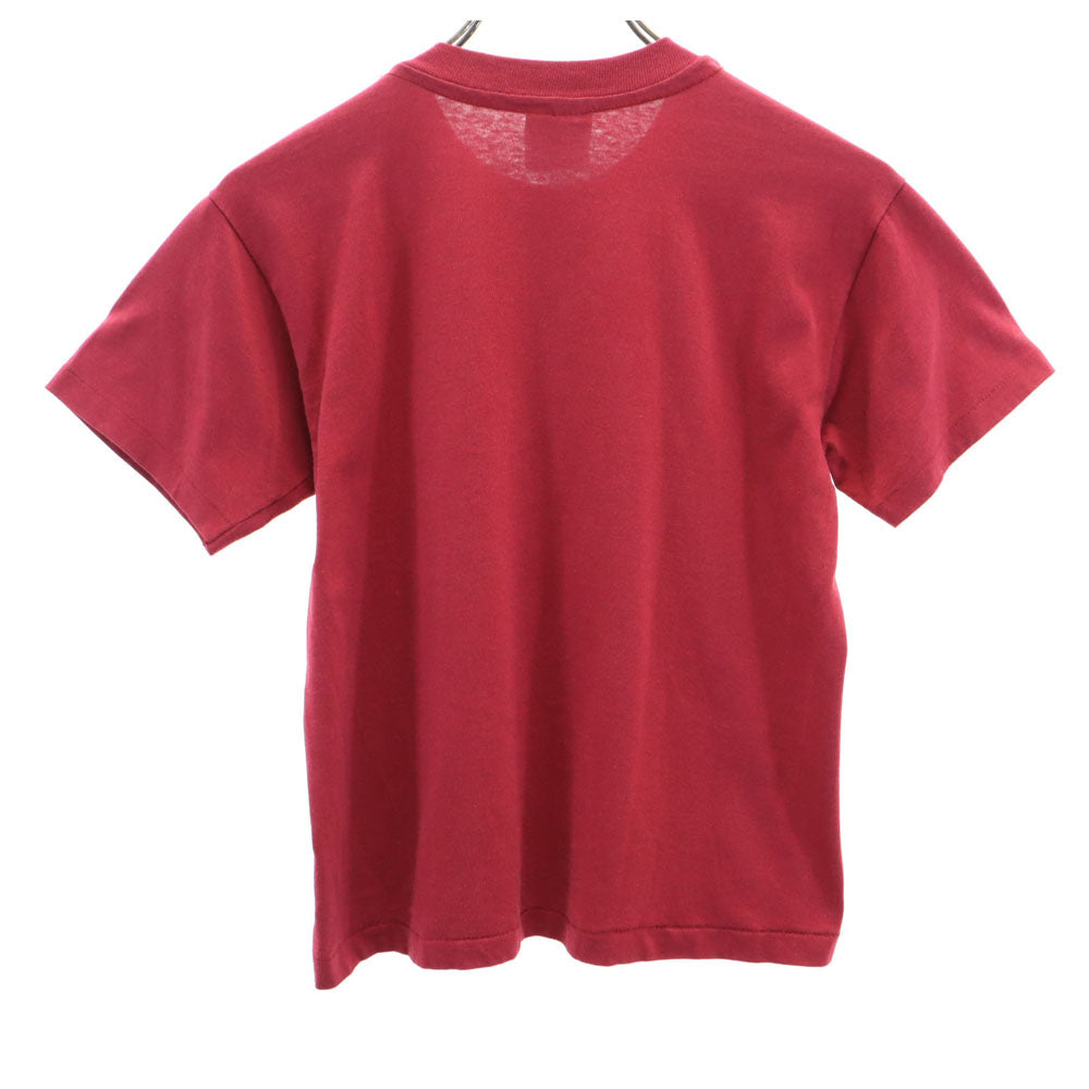 Hanes ヘインズ 90s USA製 オールド 半袖 Tシャツ L（14-16） レッド系 キッズ