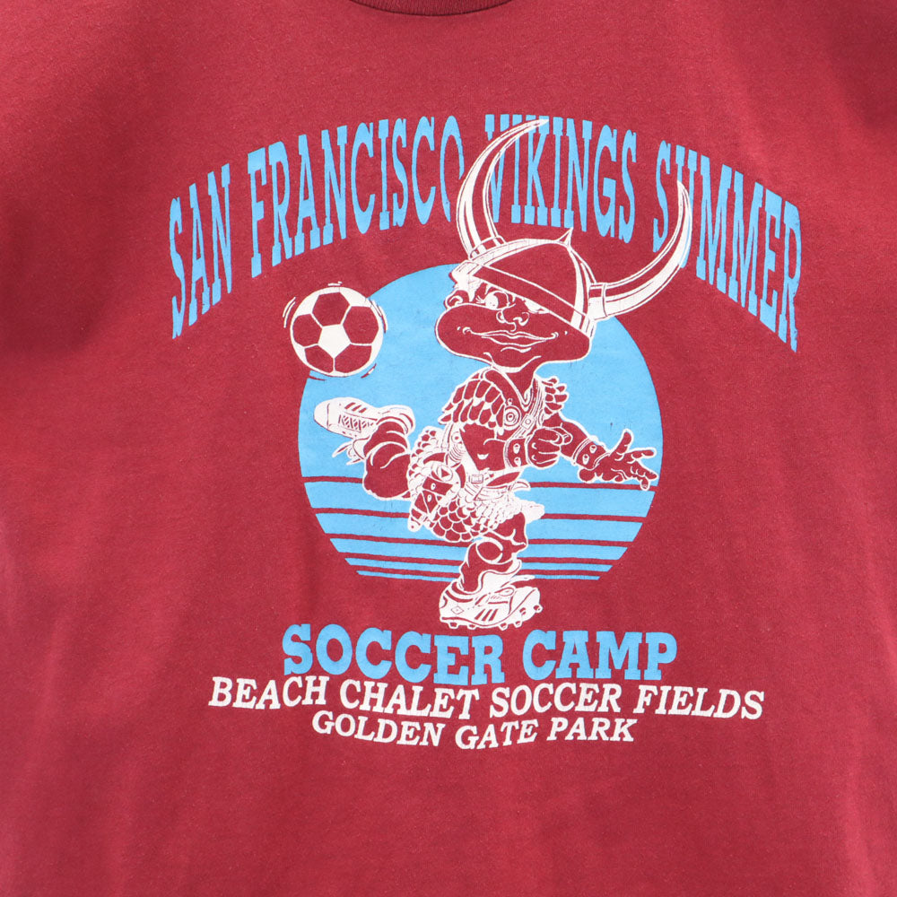 Hanes ヘインズ 90s USA製 オールド 半袖 Tシャツ L（14-16） レッド系 キッズ