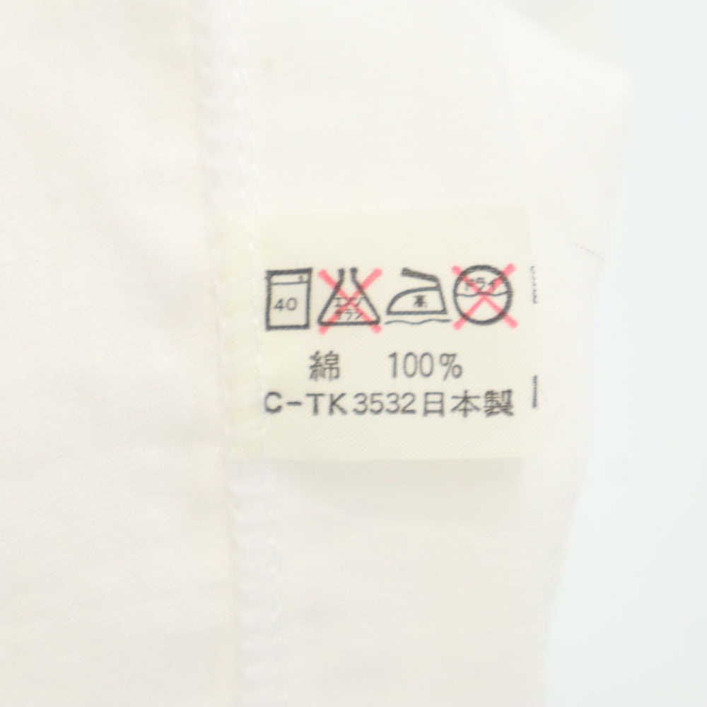 オールド 90s サードガード 西村しのぶ 夜梨子 日本製 プリント 半袖 Tシャツ M ホワイト OLD THIRD GIRL by SHINOBU NISHIMURA 袋付き メンズ