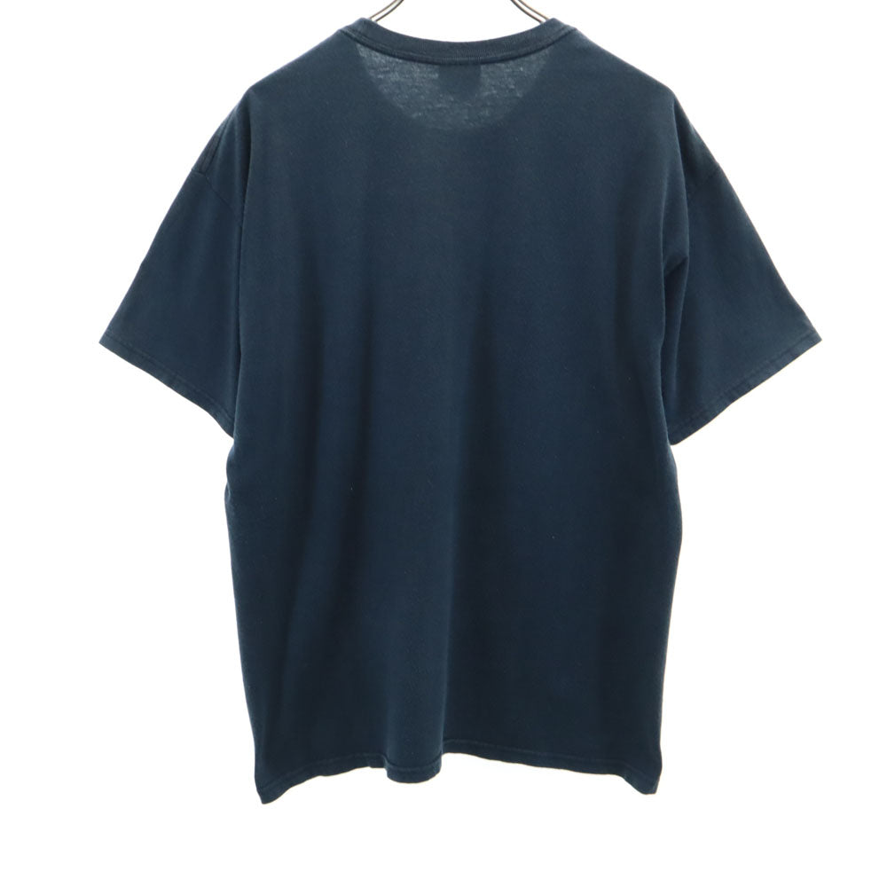 ヘインズ レッドツェッペリン マザーシップ プリント 半袖 Tシャツ L ネイビー Hanes HEAVYWEIGHT メンズ