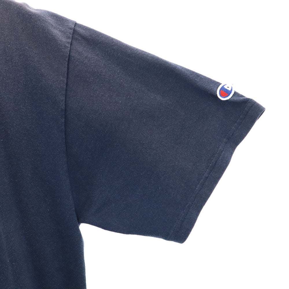 Champion チャンピオン プリント 半袖 Tシャツ L ネイビー メンズ