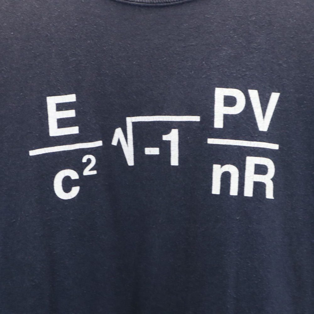 Champion チャンピオン プリント 半袖 Tシャツ L ネイビー メンズ