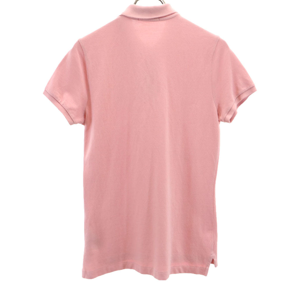 ラルフローレン 半袖 ポロシャツ M ピンク RALPH LAUREN 鹿の子地 レディース