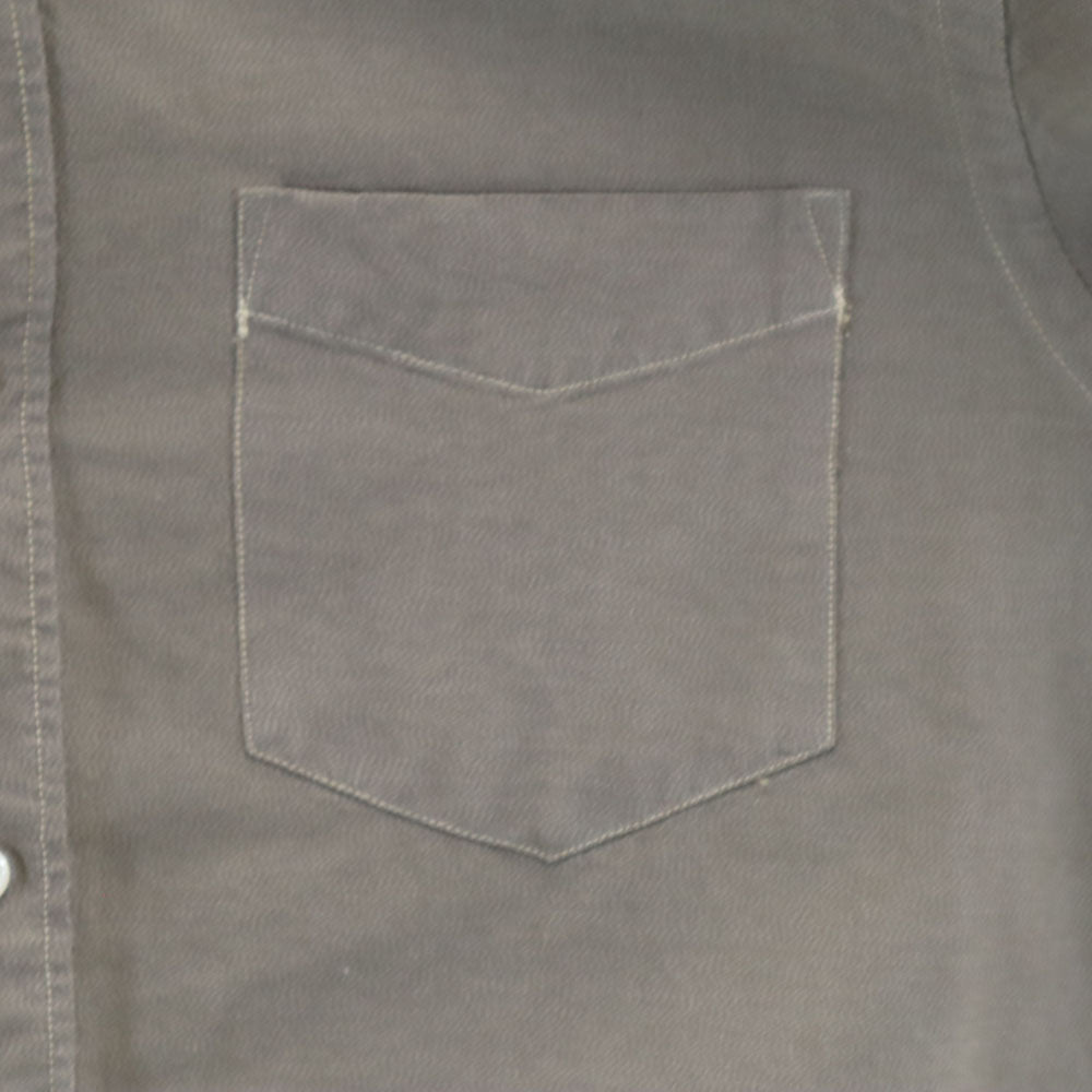 RRL 長袖 ボタンダウンシャツ S グレー系 ダブルアールエル ラルフローレン RALPH LAUREN メンズ