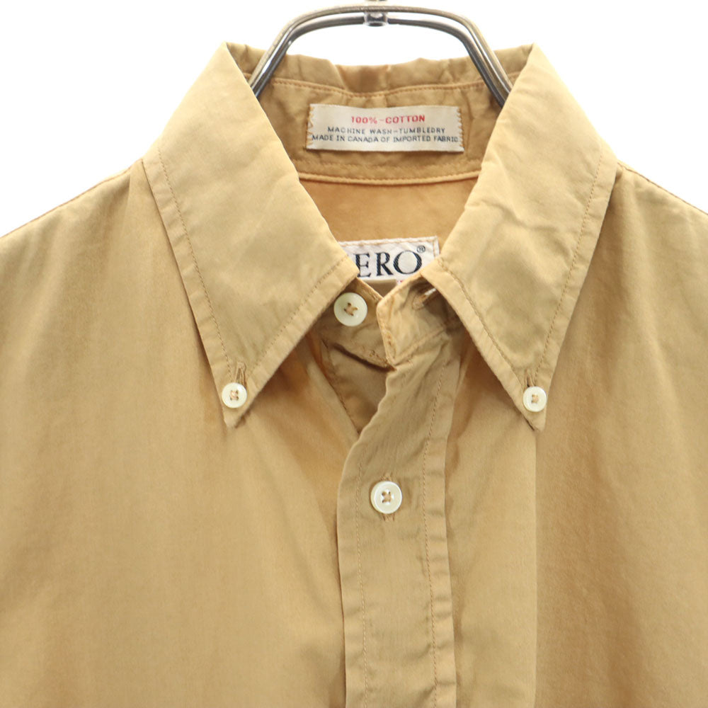 SERO セロ 長袖 ボタンダウンシャツ 14 1/2 32 ブラウン系 メンズ