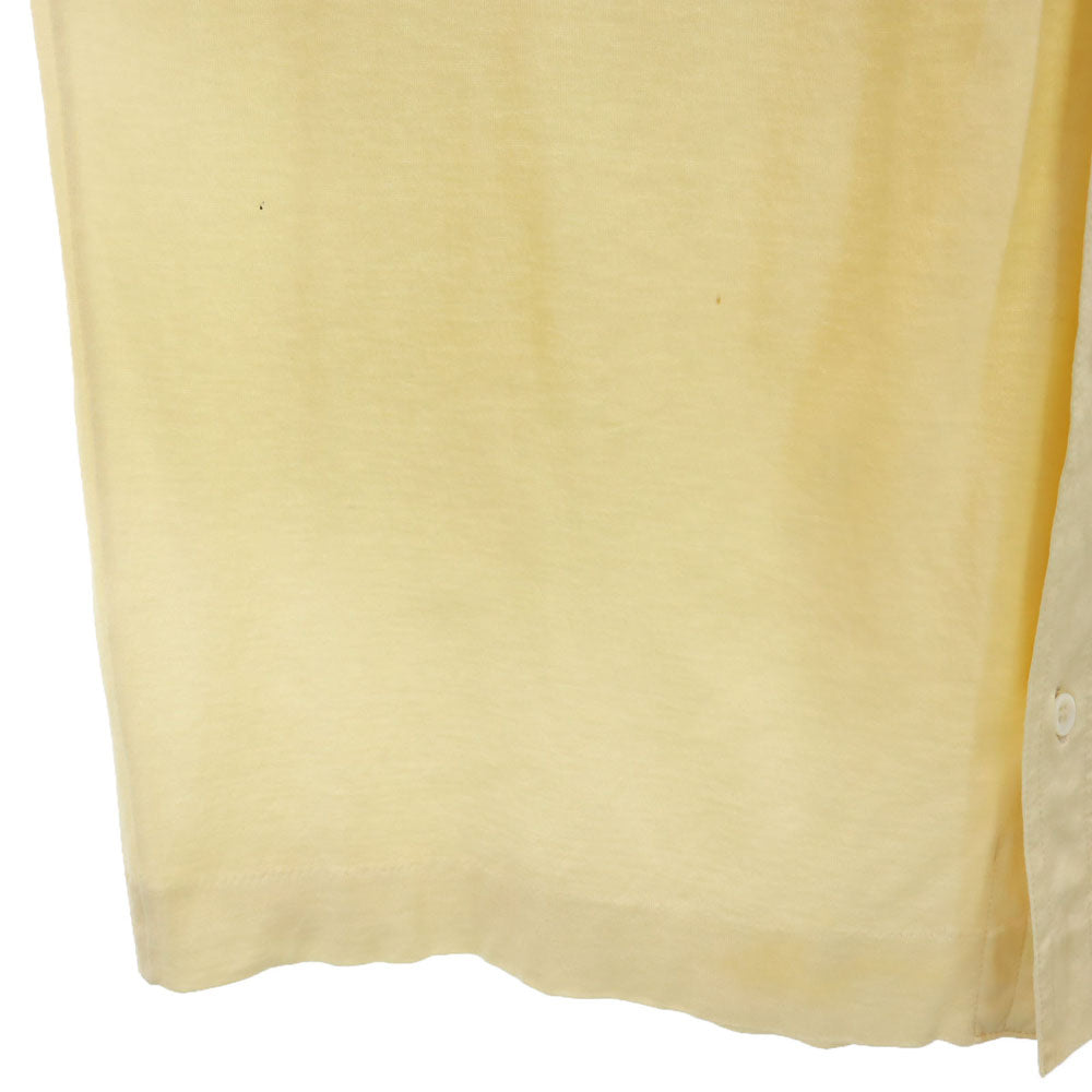 GIVENCHY ジバンシィ 80s イタリア製 ヴィンテージ 長袖 シャツ 4 イエロー GENTLEMAN PARIS メンズ