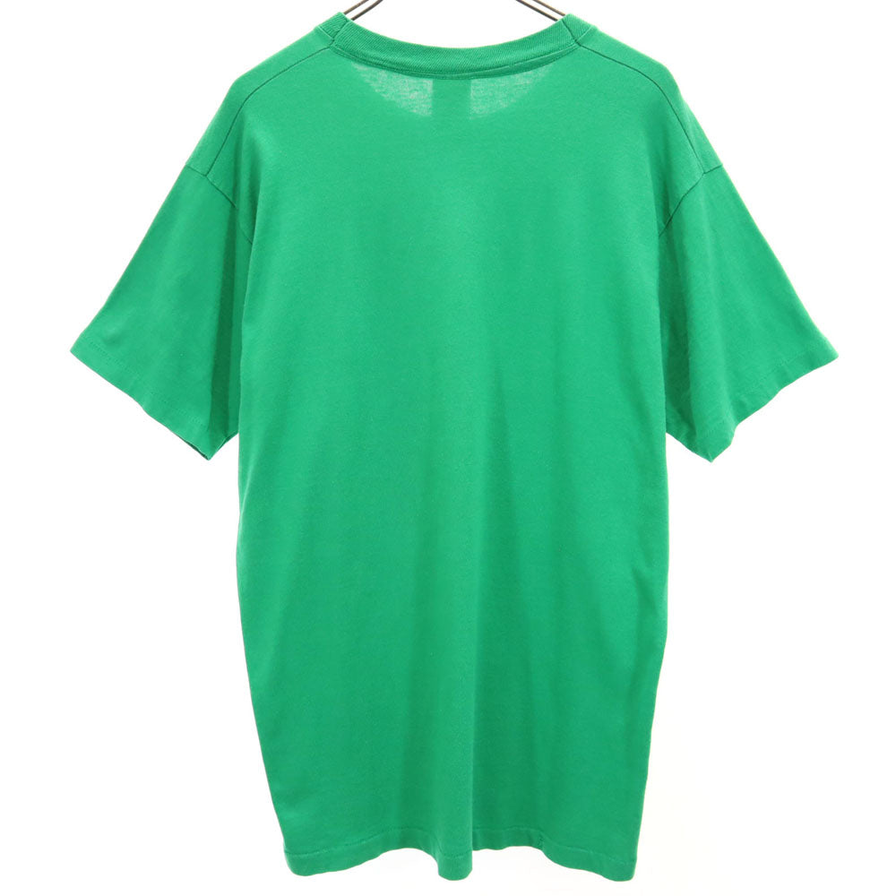 FRUIT OF THE LOOM フルーツオブザルーム 90s カナダ製 オールド 花柄 プリント 半袖 Tシャツ L グリーン メンズ