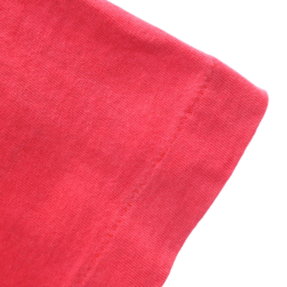 NIKE ナイキ 90s USA製 オールド 銀タグ プリント 半袖 Tシャツ M（10/12） レッド キッズ