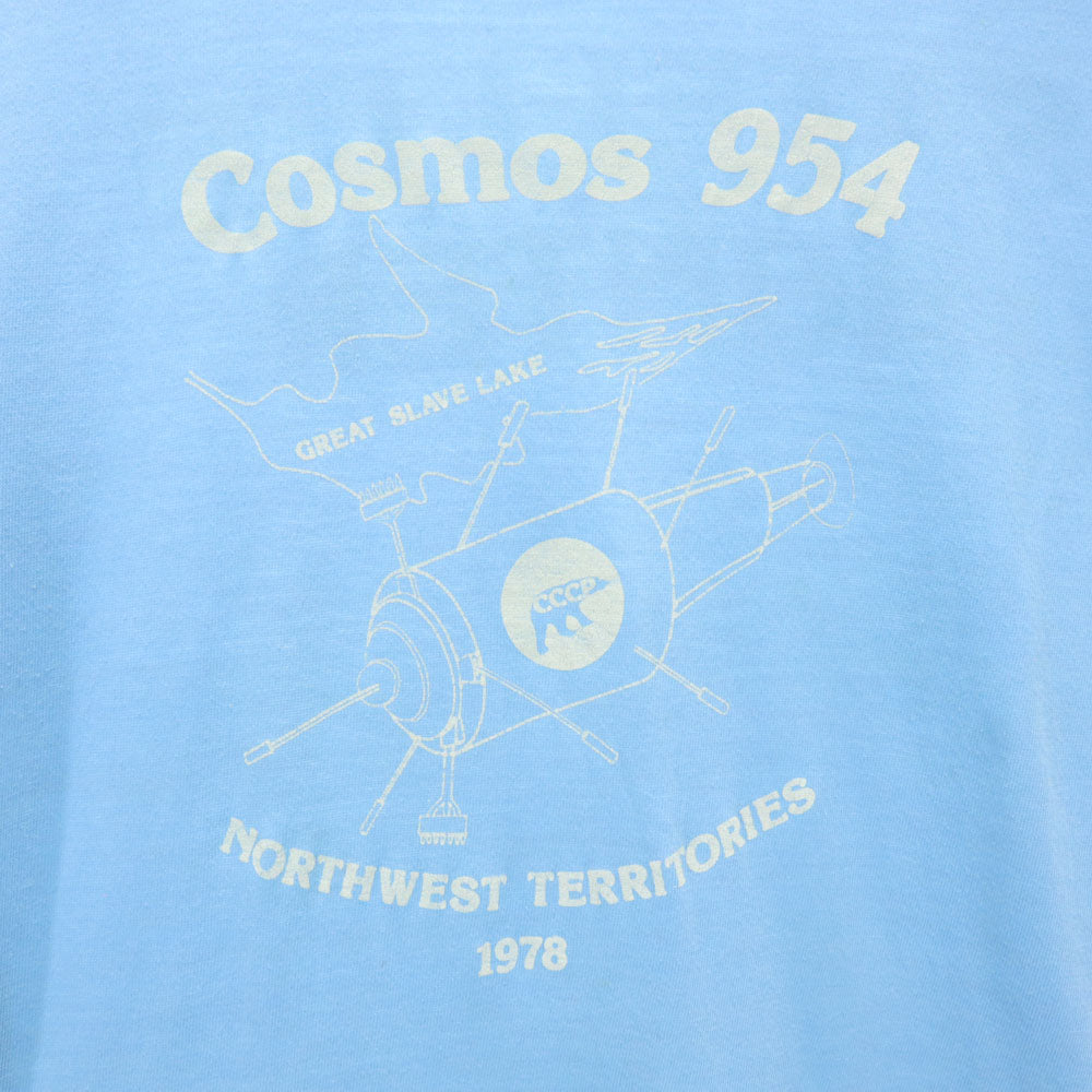 Canadian Plofile カナディアンプロフィール 70s ヴィンテージ 半袖 Tシャツ M ブルー メンズ