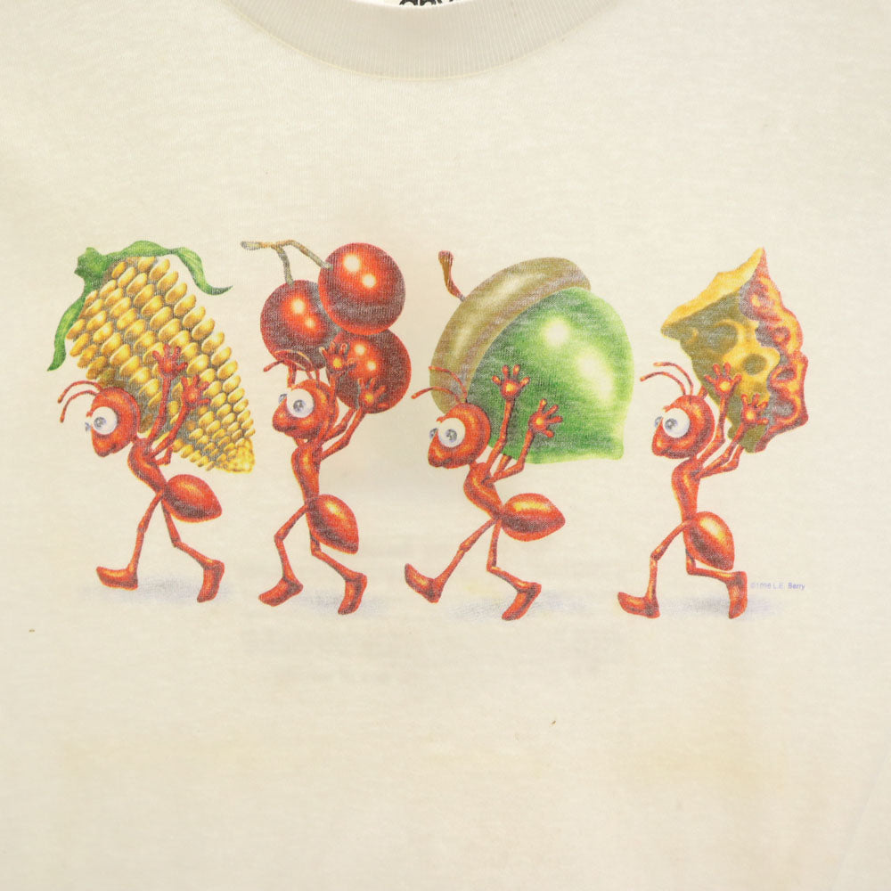 アンビル 90s USA製 オールド 両面プリント 半袖 Tシャツ XL ホワイト系 anbil メンズ