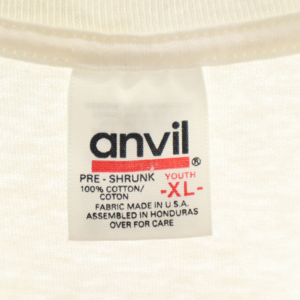 アンビル 90s USA製 オールド 両面プリント 半袖 Tシャツ XL ホワイト系 anbil メンズ