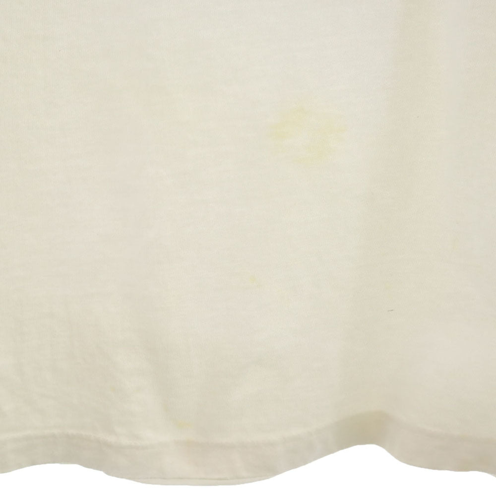 Crazy Shirt クレイジーシャツ 90s USA製 オールド プリント 半袖 Tシャツ L ホワイト系 メンズ