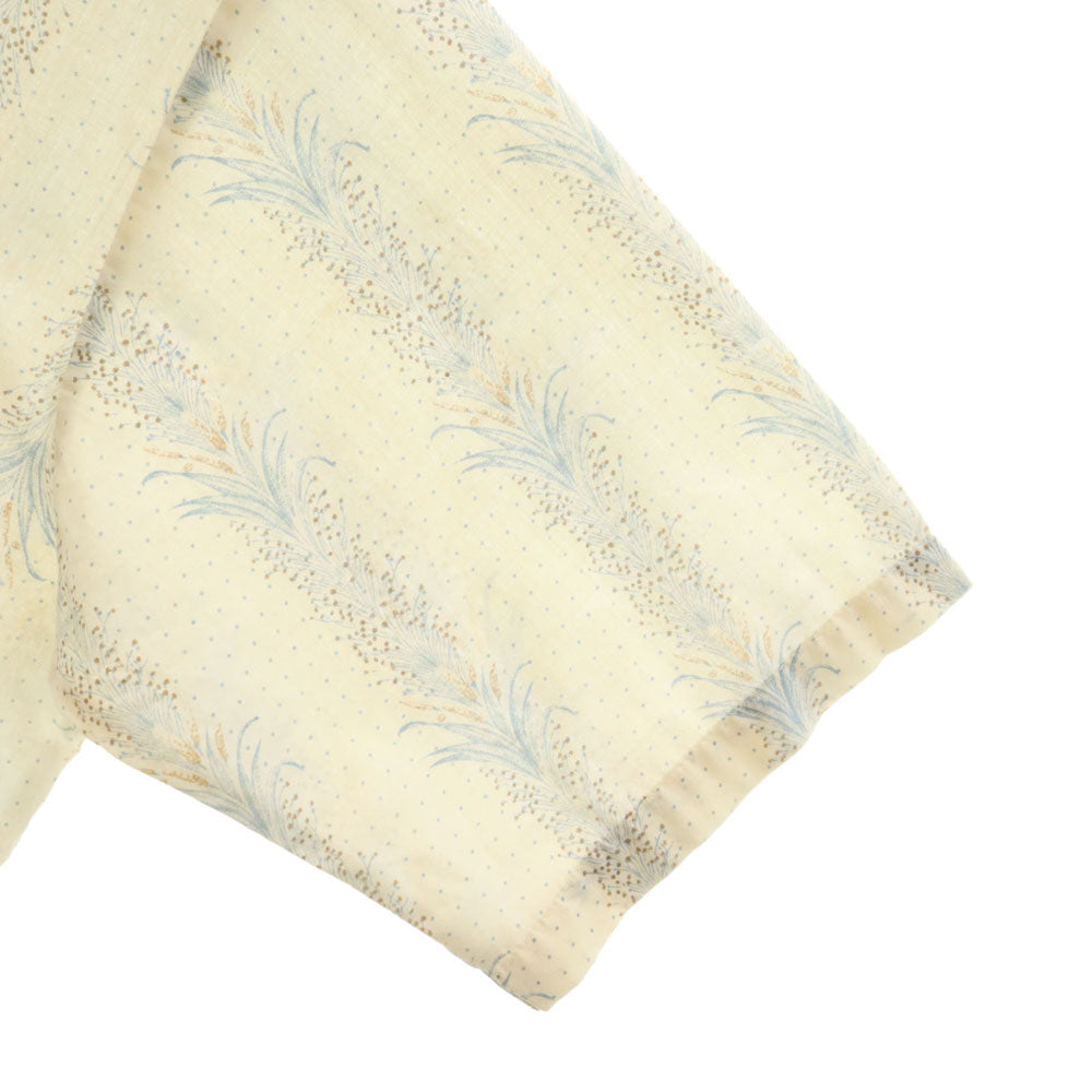 スタジオワン 70s USA製 キャンパス ヴィンテージ 総柄 半袖 シャツ L ベージュ系 studio one メンズ