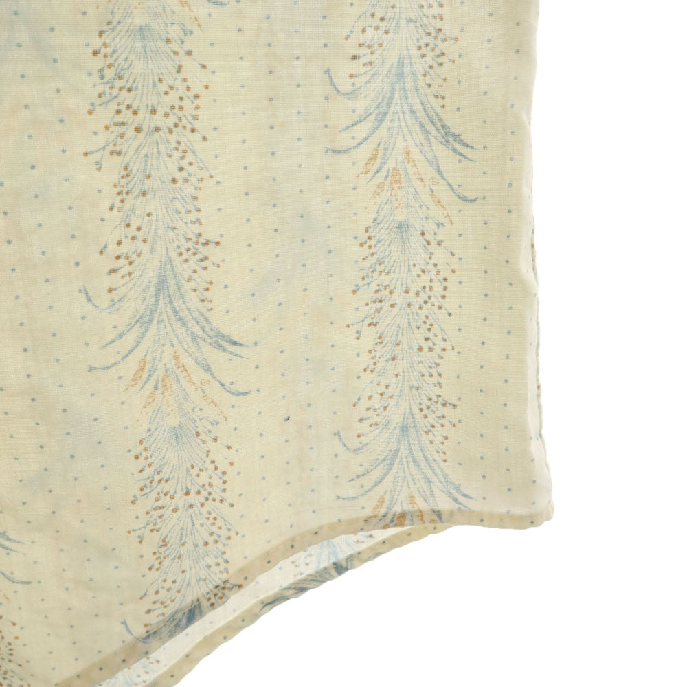 スタジオワン 70s USA製 キャンパス ヴィンテージ 総柄 半袖 シャツ L ベージュ系 studio one メンズ