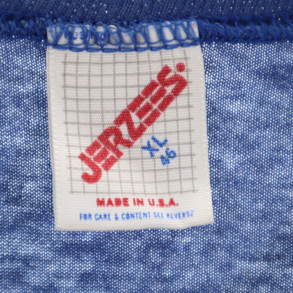 JERZEES ジャージーズ 90s USA製 オールド 半袖 Tシャツ XL ブルー メンズ