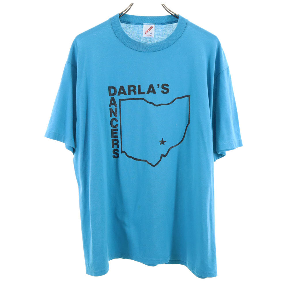 JERZEES ジャージーズ 90s USA製 オールド 半袖 Tシャツ XL ブルー系 メンズ
