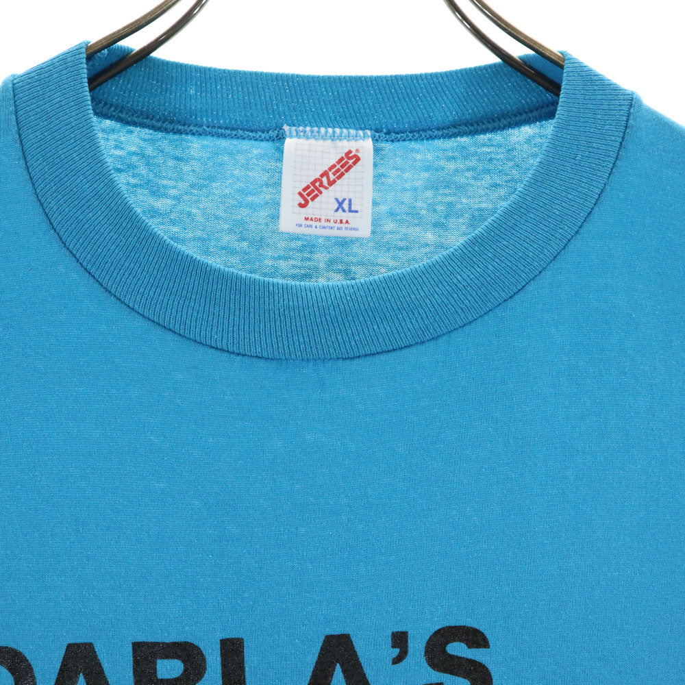 JERZEES ジャージーズ 90s USA製 オールド 半袖 Tシャツ XL ブルー系 メンズ