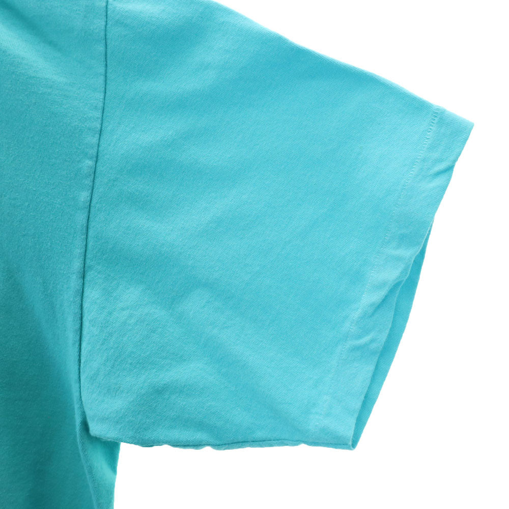 OLD オールド 80s 90s プリント 半袖 Tシャツ ブルー系 メンズ