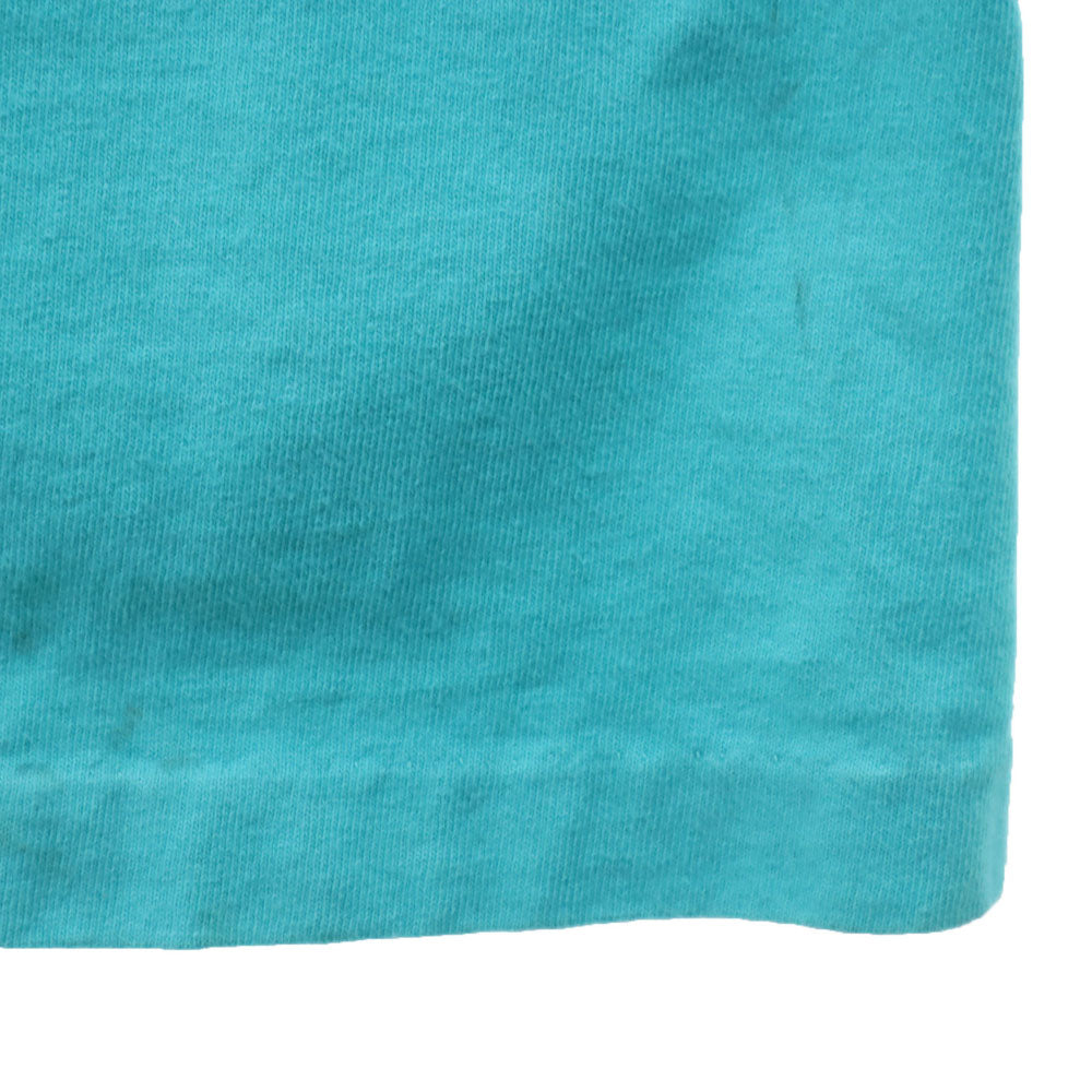 OLD オールド 80s 90s プリント 半袖 Tシャツ ブルー系 メンズ