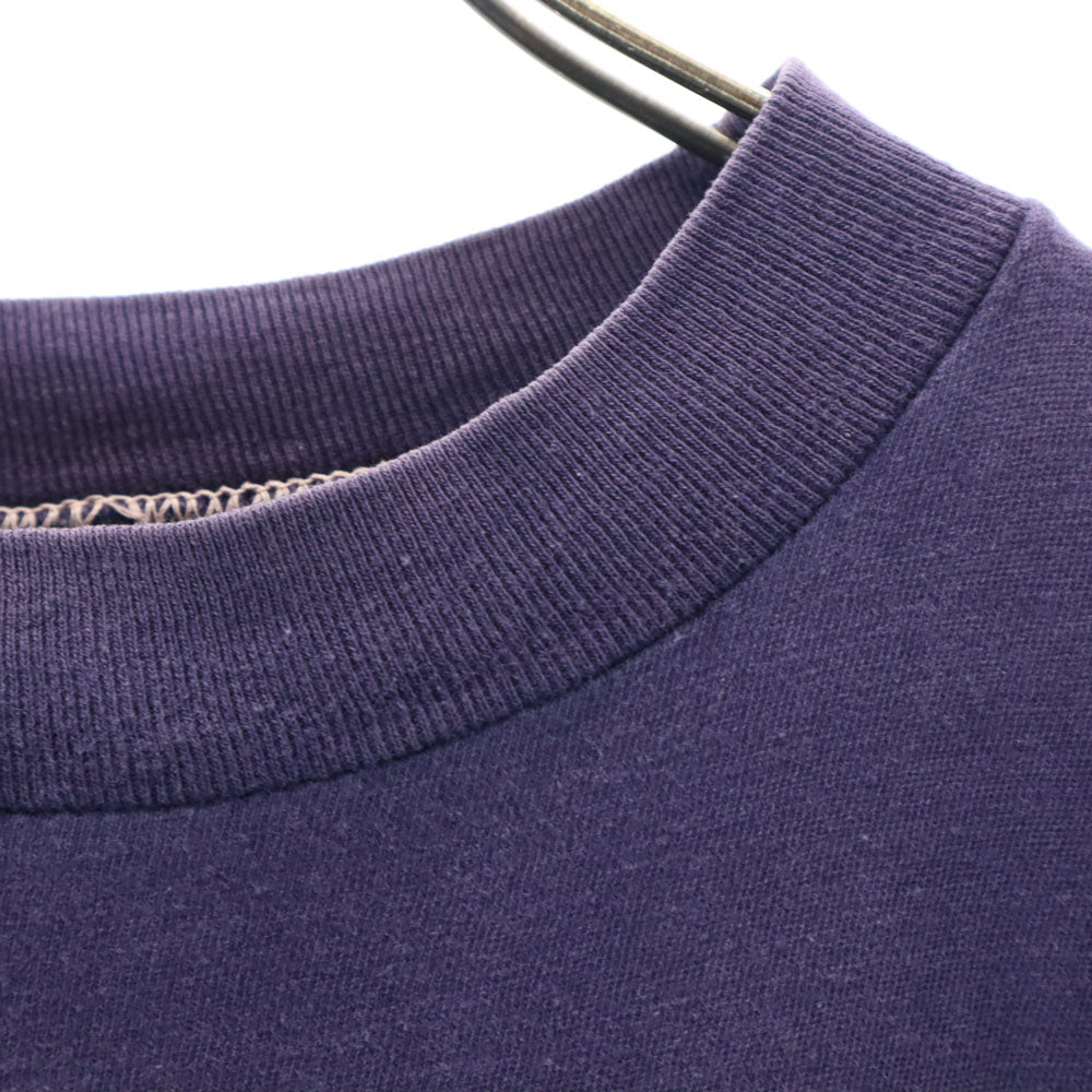 オールド 80s 90s プリント 半袖 Tシャツ パープル系 OLD メンズ