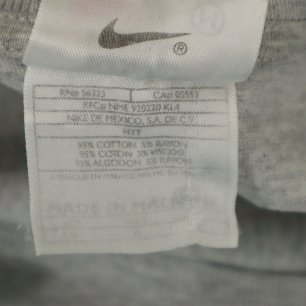 ナイキ 90s 00s オールド 白タグ ロゴプリント 半袖 Tシャツ M グレー系 NIKE キッズ