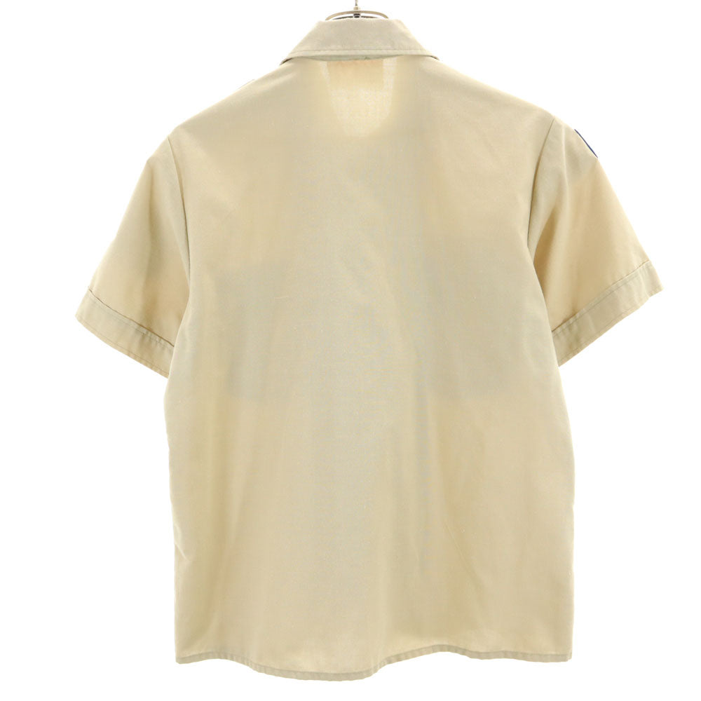 ボーイスカウト 70s 80s ヴィンテージ 半袖 ボーイスカウト シャツ M ベージュ BOY SCOUTS OF AMERICA メンズ