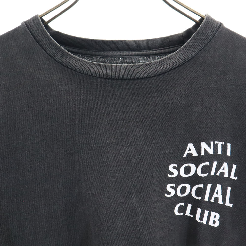 ANTI SOCIAL SOCIAL CLUB アンチソーシャルソーシャルクラブ バックプリント 半袖 Tシャツ M ブラック系 メンズ