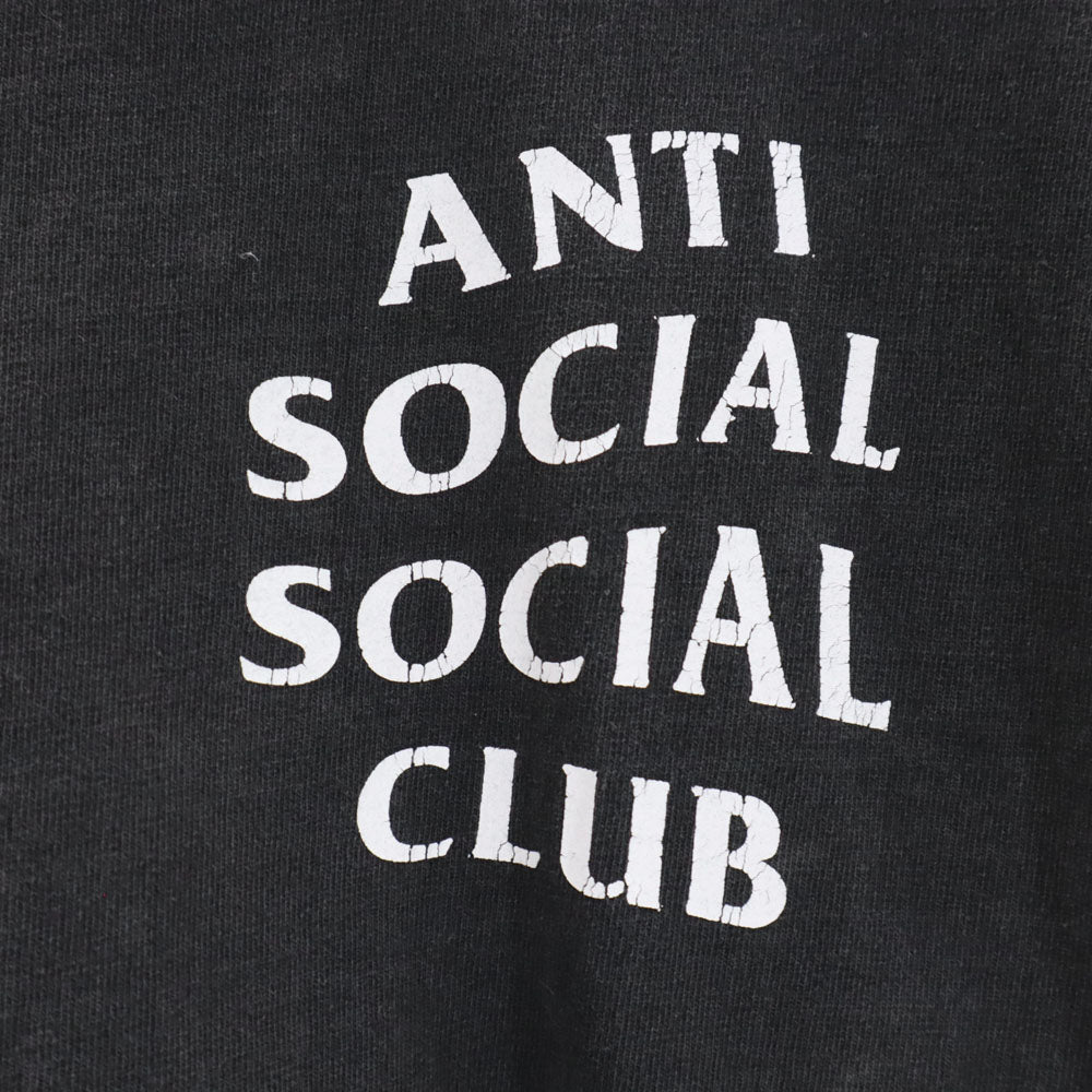 ANTI SOCIAL SOCIAL CLUB アンチソーシャルソーシャルクラブ バックプリント 半袖 Tシャツ M ブラック系 メンズ