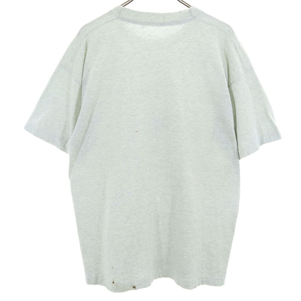 OLD オールド 90s プリント 半袖 Tシャツ グレー系 メンズ