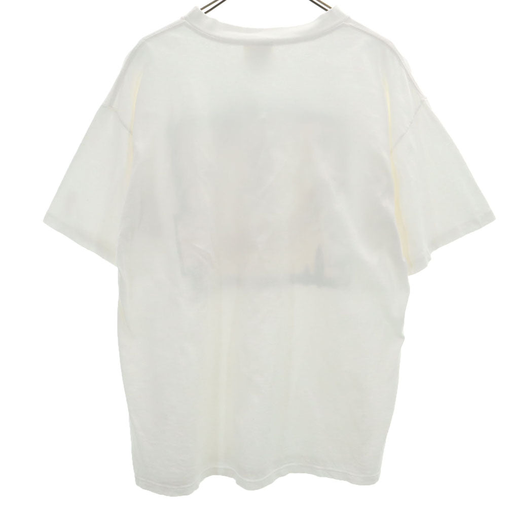 Fred Harvey 90s USA製 オールド プリント 半袖 Tシャツ XL ホワイト系 メンズ