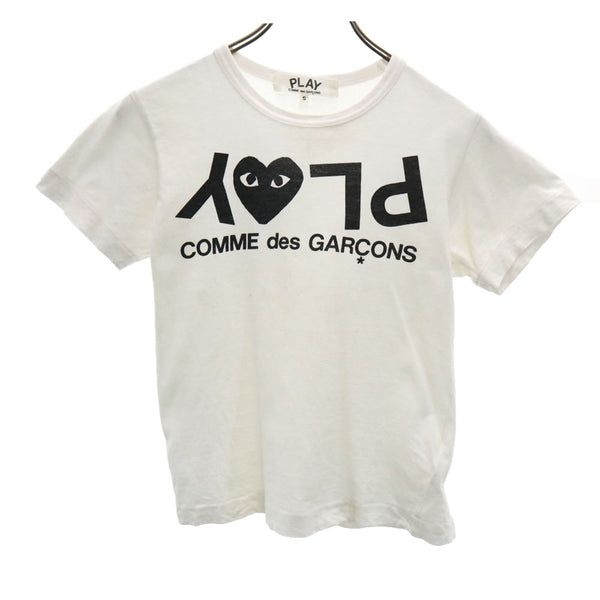 プレイコムデギャルソン 00s 2008年 日本製 半袖 Tシャツ S ホワイト PLAY COMME des GARCONS レディース