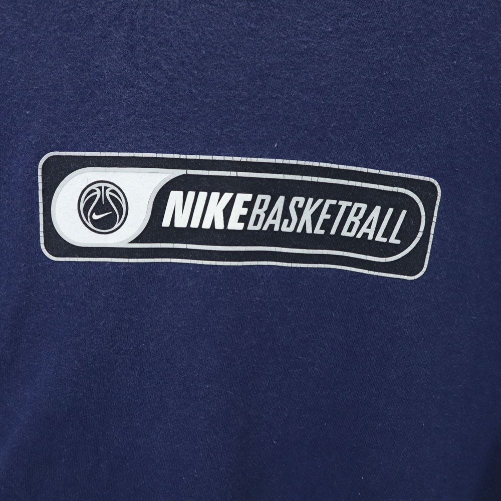 ナイキ 90s オールド USA製 白タグ 半袖 Tシャツ L ネイビー NIKE メンズ