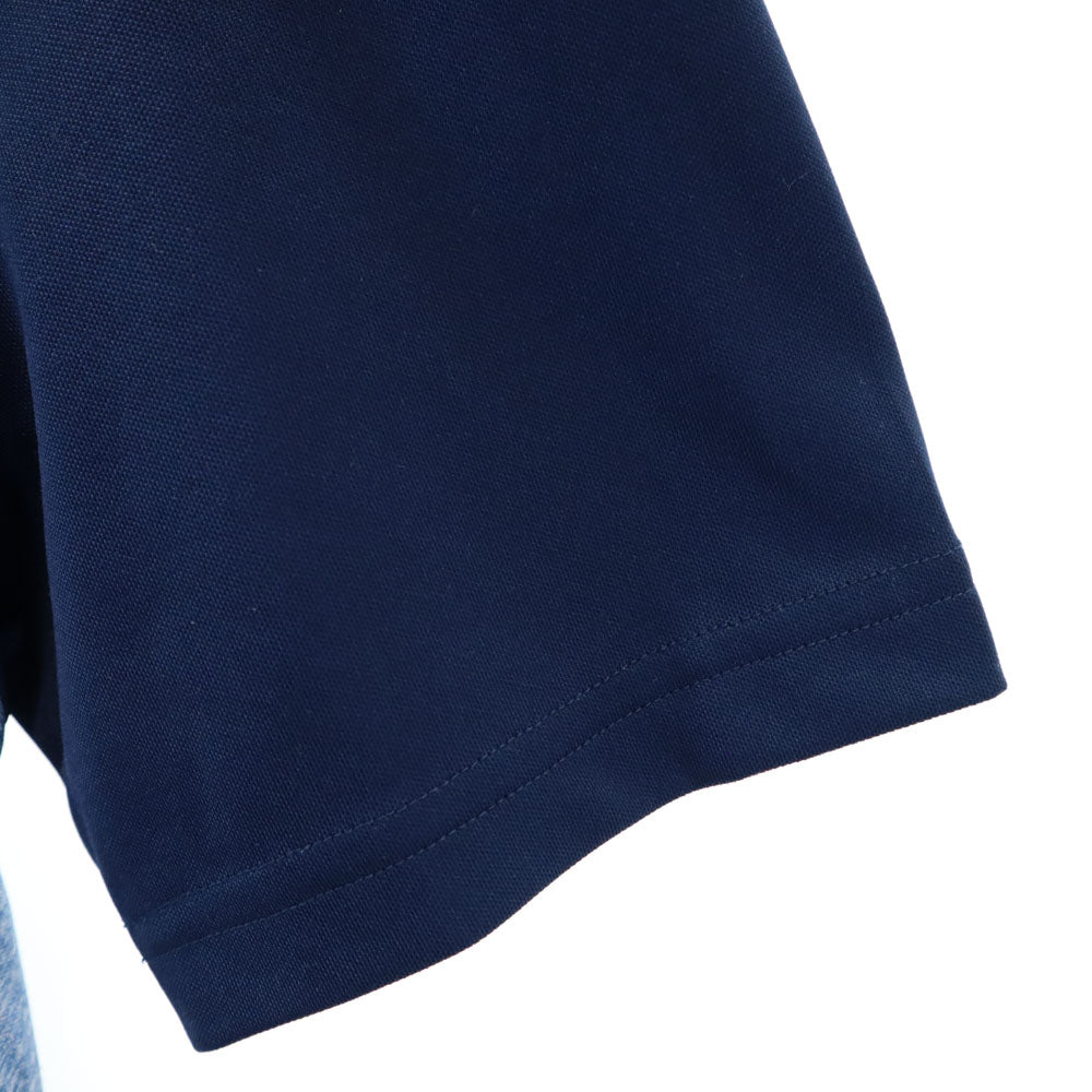 アディダスネオ 半袖 ハーフボタン Tシャツ M ブルー adidas NEO メンズ