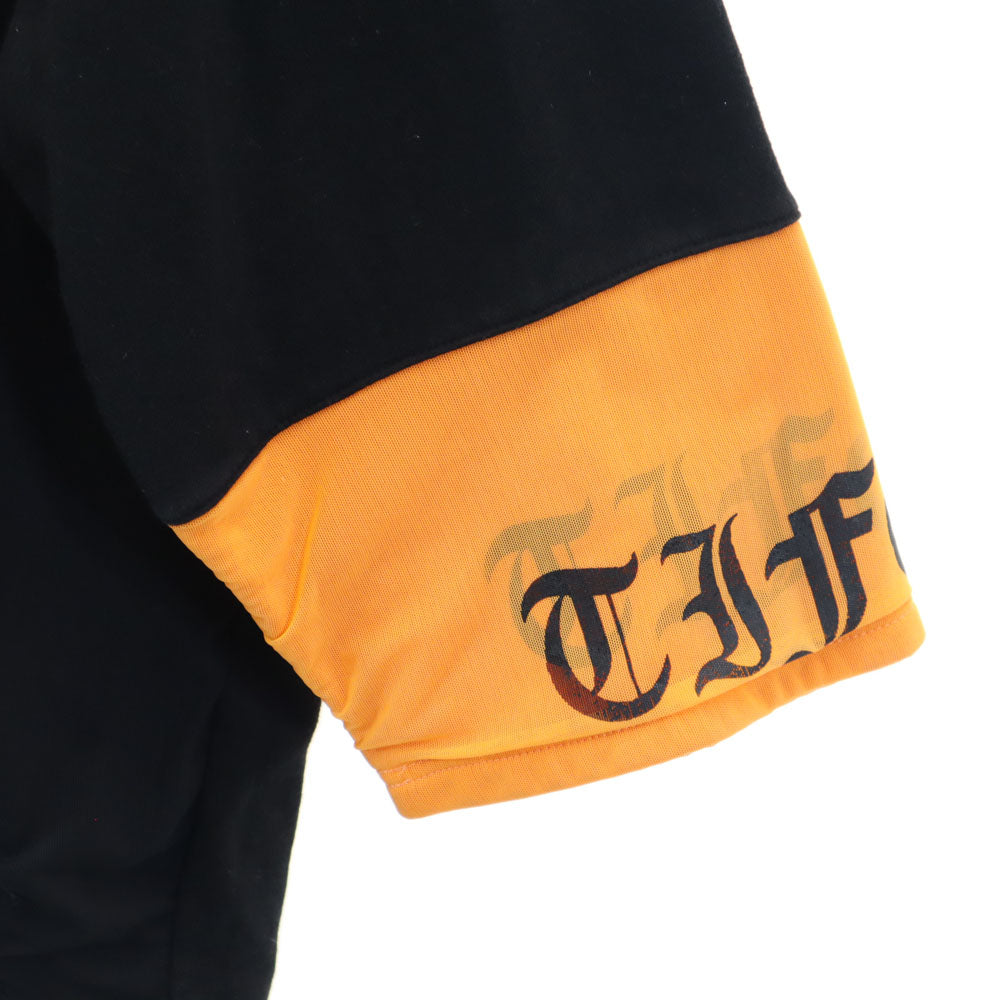 Danke Schon ダンケシェーン 7分袖 スウェット トレーナー F ブラック メンズ