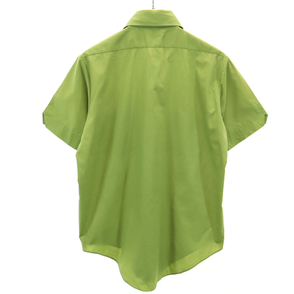 fleetline 70s 韓国製 ヴィンテージ 半袖 シャツ 141/2 グリーン メンズ
