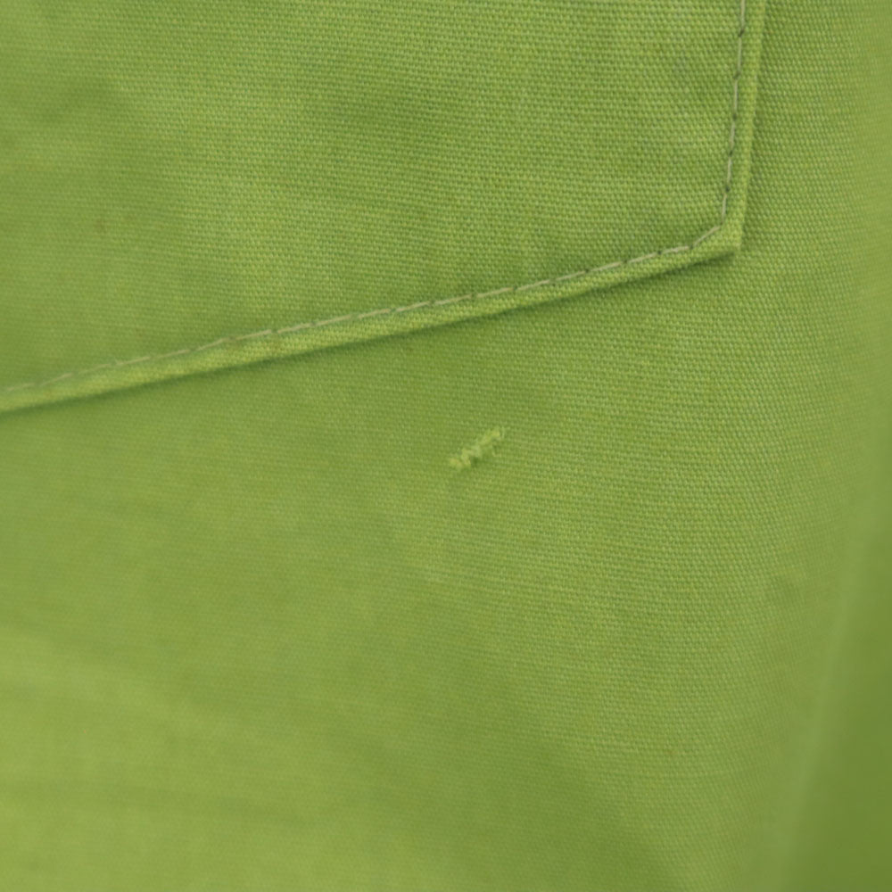 fleetline 70s 韓国製 ヴィンテージ 半袖 シャツ 141/2 グリーン メンズ