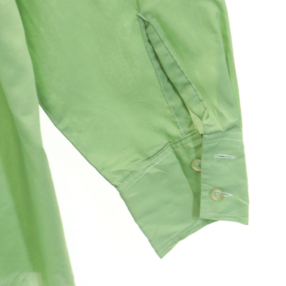 DOPIERY 70s ヴィンテージ カナダ製 長袖 シャツ グリーン系 メンズ